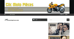 Desktop Screenshot of clicmotopieces.com